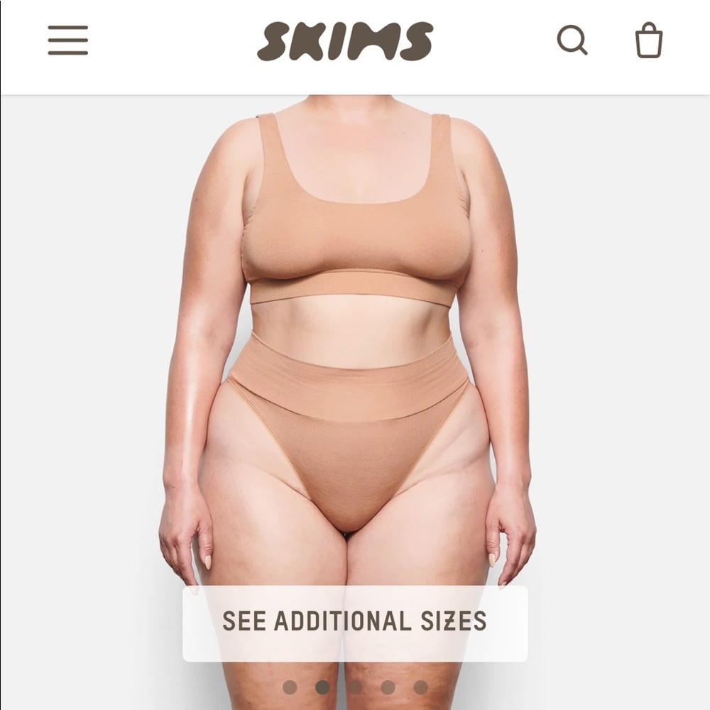 SKIMS Sleep Bralette in Sienna